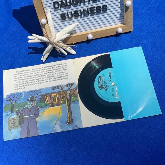 WOOHOO SOLD GREMLINS Book & Record "The Last Gremlin" Story # 5 Read 1984. - Picture 2 of 3